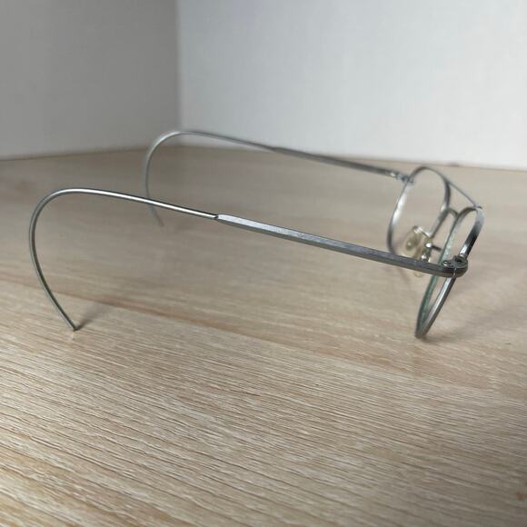 Vintage Randolph Engineering 6 1/2 Sunglasses 52-20 Matte Chrome FRAMES ONLY - Picture 8 of 8